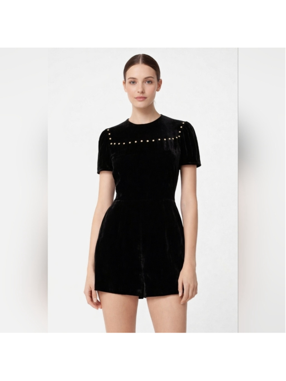 Sandro Paris Velvet Romper / Playsuit – Size 40
